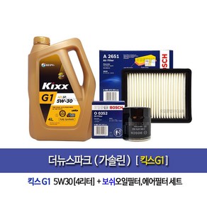 KIXX 킥스 G1 SP 5W30 4L 가솔린 엔진오일 더뉴스파크(가솔린) 킥스G1(4L) 엔진오일 352-A2651, 1개