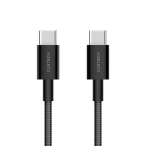 CUKTECH 쿡테크 USB C to C 60W PD 고속충전 케이블 1.5m 아이폰15 아이패드 갤럭시 S24 Z플립5 폴드