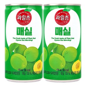 과일촌 매실 드링크 175ml 30입 대량 소량, 30개