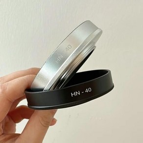 카메라렌즈후드 니콘 니코르 Z DX용 HN-40 나사 결합 금속 렌즈 후드 쉐이드 F3.5-6.3 VR Z6 Z7 16-50mm, [02] white, 02 white, 1개