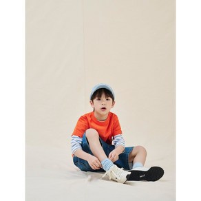 [Essential] 수피마 베이직 반팔 티셔츠 오렌지 (BI5242UE48)
