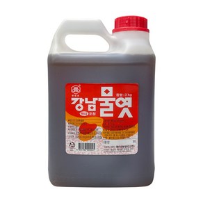 강남 쌍벌표 맥아 조청 물엿 3kg 가정 식당 업소 식자재 식재료, 1개