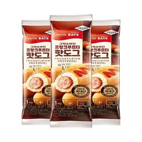 SPC삼립 그릭슈바인 냉동 프랑크푸르터 핫도그 85g x 30봉, 30개