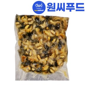 조미 참소라살 1kg 자숙 통 피뿔고동 슬라이스 바로먹는 반찬 무침 샐러드 골뱅이 대용, 1개