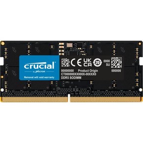중요 램 64GB 키트 2x32GB DDR5 4800MTs CL40 Laptop Memoy CT2K32G48C40S5, 2개