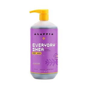 Alaffia - EveyDay 시어 바디 워시 시어 버터 님 및 코코넛 오일 공정 무역 라벤더 916.4ml32온스 천연 오일을 벗겨내지 않고 자연적으로 보습 및 클렌징에 도움, 라벤더_32 Fl Oz (Pack of 1), 1개, 946.4ml