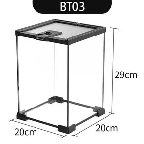 비바리움 곤충보관함 사육통 달팽이 키우기 사슴벌레 파충류, BT03, 1개