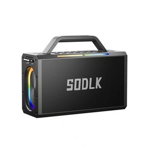 SODLK 휴대용 블루투스 스피커 무선 TWS 야외 모바일 전원 방수 노래방 스테레오 서라운드 베이스 200W, 01 S1115, 한개옵션1, 1개