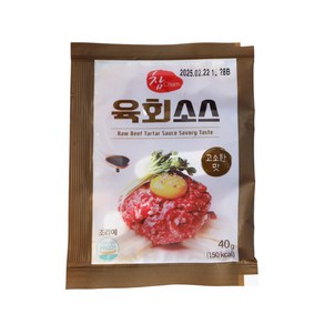 우리식품 참육회소스 고소한맛 40g 박스, 100개