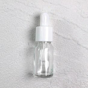 스포이드 공병 10ml 투명 화이트, 1개