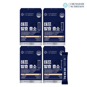 청담뉴트리션 테프 발효 효소 3g x 30정 4박스