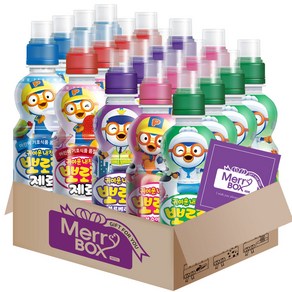메리박스 뽀로로 어린이 제로음료 C세트 혼합+메세지카드, 235ml, 1세트