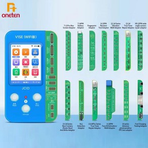 JCID JC V1SE 프로그래머 아이폰 7-15PM 감광성 오리지널 컬러 쇼크 도트 프로젝터 지문 배터리 수리 도구 키트, 1)7-11 LCD Boad, 1개