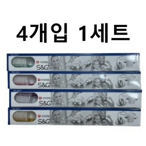 S&G 성인이중슬림모 칫솔, 1개, 4개입