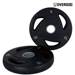 오버독 중량무광원판 (중량봉용), 중량봉용원판, 2개, 20kg