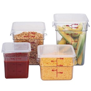 CAMBRO 사각 PC 식품저장용기(7size), 2SFSCW135(1.9리터), 캠웨어 커버, 1개, 1개입