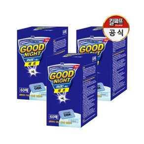 [한국디비케이] 킬파프 굿나잇 에스매트 전자모기향 리필 60매 3개 (13시간지속)