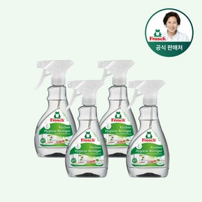 [김혜자 세제] 프로쉬 독일 냉장고 키친 클리너 300ml 단품 청소 세제, 4개