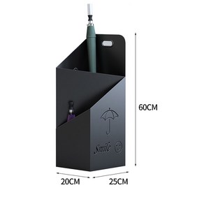 카페 가게 우산꽂이 개업선물 우산보관함 스타일A 블랙 트레이 원목 정리함 북유럽, 블랙_디테일2 일체