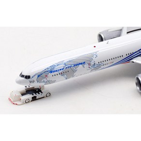 보잉 특별도장 비행기 B777-300ER N5017R Aviation 1:400, 자동차포함, 18.46*15.23*4.63, 1개