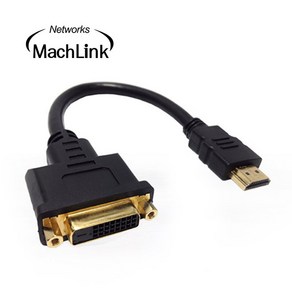 마하링크 HDMI M to DVI F 변환젠더 15cm H017, H017 3개