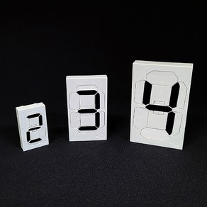 [VMD]멀티 넘버링 (백색 바탕/검정글씨), N2