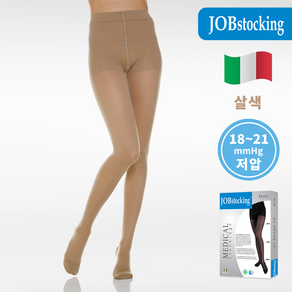 잡스타킹 의료용 압박스타킹 팬티형 저압(18-21mmHg) 140데니아 311, 베이지, 1개