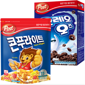 [달담박스]동서 포스트 오레오오즈 500g+콘푸라이트 600g, 2개