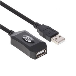 [강원전자] NETmate USB2.0 연장 리피터 케이블 [AM-AF] 5M [KW-230C], 단일 모델명/품번, 1개