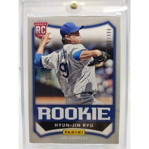 2013 Panini Fathe's D 499장 류현진 루키 RC 야구 MLB 카드, 1개