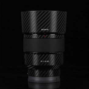 [코엠스킨] 소니 FE 85mm F1.8 렌즈 스크래치 보호 필름, 무광 블랙