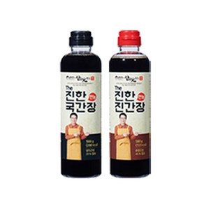 김하진의 참맛있는맛 The 진한 국간장560g + 진간장580g, 1개