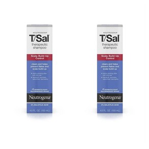 뉴트로지나 티살 테라퓨틱 샴푸 133ml 2팩 스칼프 빌드업 Neutogena T/Sal Theapeutic Shampoo 3% Salic, 2개