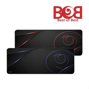 BOB 밥패드 밸런스 베이직 장패드 블루 900x350x5mm 대형 롤 배그 오버워치 키보드 게이밍마우스 패드