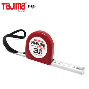 타지마 줄자 수동 NHW-35 최대길이 3.5m 폭16mm TAJIMA, 236g, 1개