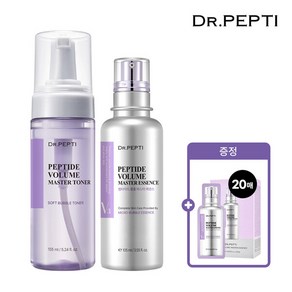 닥터펩티 펩타이드 볼륨 마스터 토너 155ml +마스터 에센스 105ml +증정20매, 단일속성