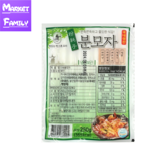 마켓패밀리 (마켓패밀리) 다원식품 분모자 250g (원형14mm) 마라탕 떡볶이 업소용 식자재, 1개