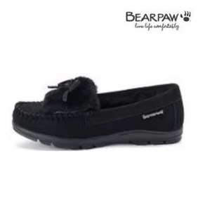 [백화점정품]베어파우 (BEARPAW) 에밀리(EMILY) 양털 여성모카신 퍼 로퍼 (3888001PD-W)