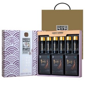 한삼인 기운담은 선물세트 + 쇼핑백, 홍기천 50ml x15포 + 홍삼기력 100ml x6병, 1세트