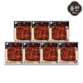 [하프클럽/올반]신세계푸드 올반 오리 바짝 불고기 7팩 (고추장맛 200g x7팩 ), 7개