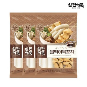 삼진어묵 부산식 물떡어묵꼬치 x 3개, 424g