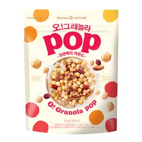 마켓오네이처 오그래놀라 크랜베리 아몬드, 370g, 5개