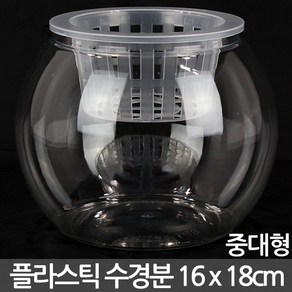세인화분 플라스틱 중형 대형 수경 식물 화분 1P - 수경분 수경재배 플분 거실화분 인테리어 책상화분 어항 키우기 사무실화분 아이방화분 매장화분, 160A 플라스틱수경화분