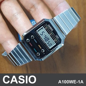 [정품]국내발송 카시오 CASIO A100WE-1A 카시오 빈티지레트로 디지털시계 남여공용시계 전자시계