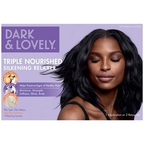 Silkening Relaxer Regular SoftSheen Carson Dark and Lovely Triple Nourished Silkening