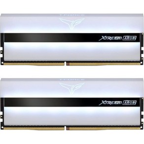 팀그룹 티포스 엑스트렘 ARGB 3600MHz CL18 16GB2x8GB PC428800 듀얼 채널 DDR4 DRAM 데스크톱 게이밍 메모리 램화이트 TF13D416G3600H, White (ARGB)_Classic