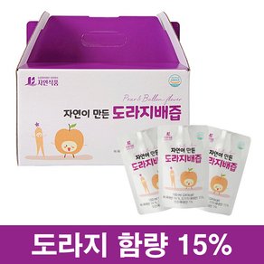 자연식품 자연이 만든 도라지배즙 파우치, 100ml