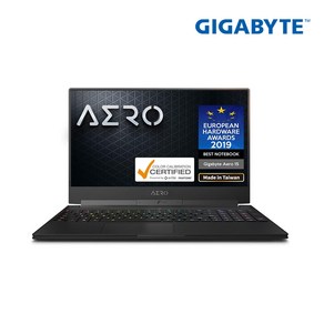 기가바이트 AERO 15-X9 i7 8세대 16G SSD512G RTX2070 4K 15.6인치 게이밍 중고 노트북, WIN10, 16GB, 512GB, 블랙