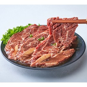 한지 꽃등심양념구이 꽃등심구이 소갈비 1.2kg, 1개