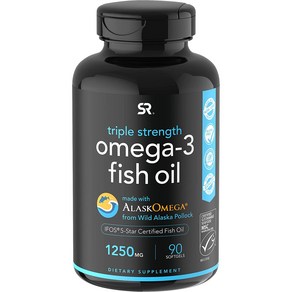 스포츠리서치 Spots Reseach Omega3 Fish Oil Wild Alaska Pollock, 1개